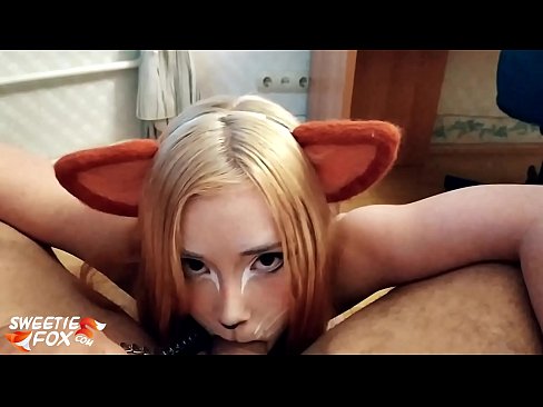 ❤️ කිට්සුන් ඇගේ මුඛයෙන් ඩික් සහ කම් ගිල දමයි ☑ Sex video අප වෙත